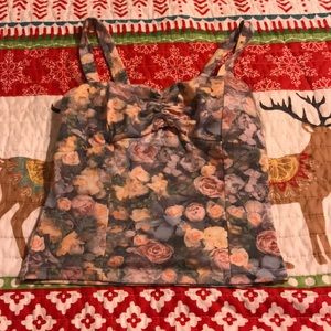 Crop top floral